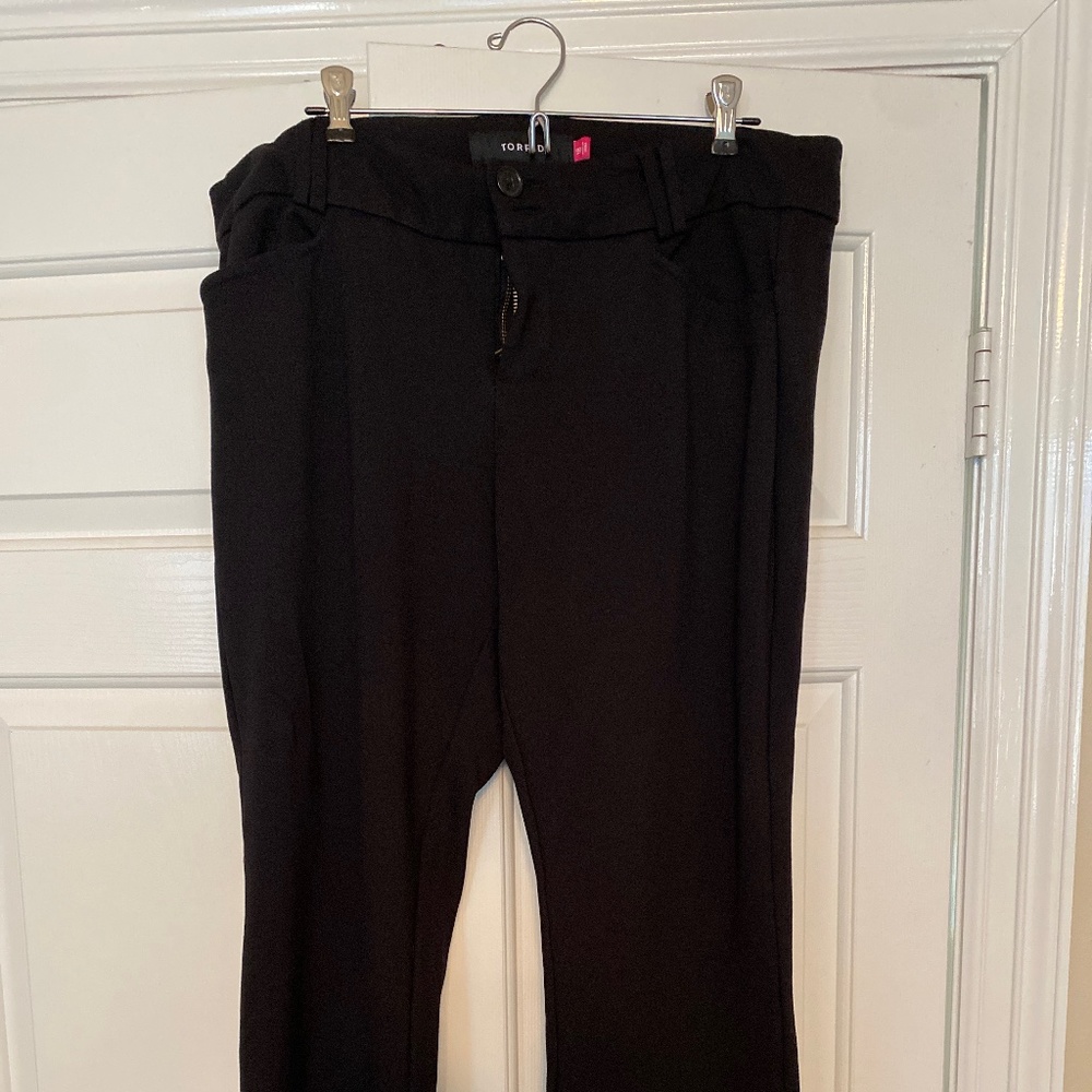 Black womans work trouser